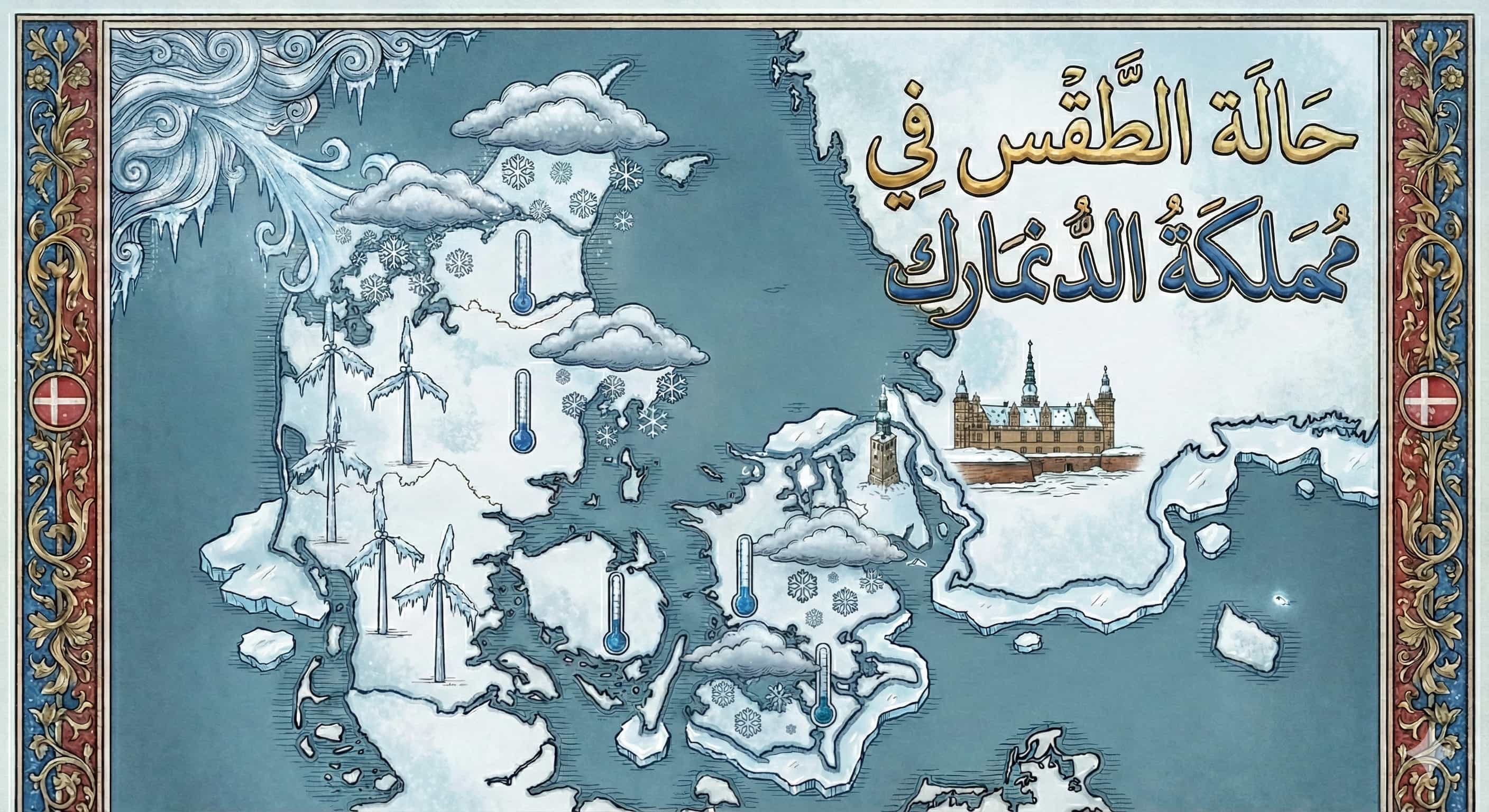 حالة الطقس في مملكة الدنمارك