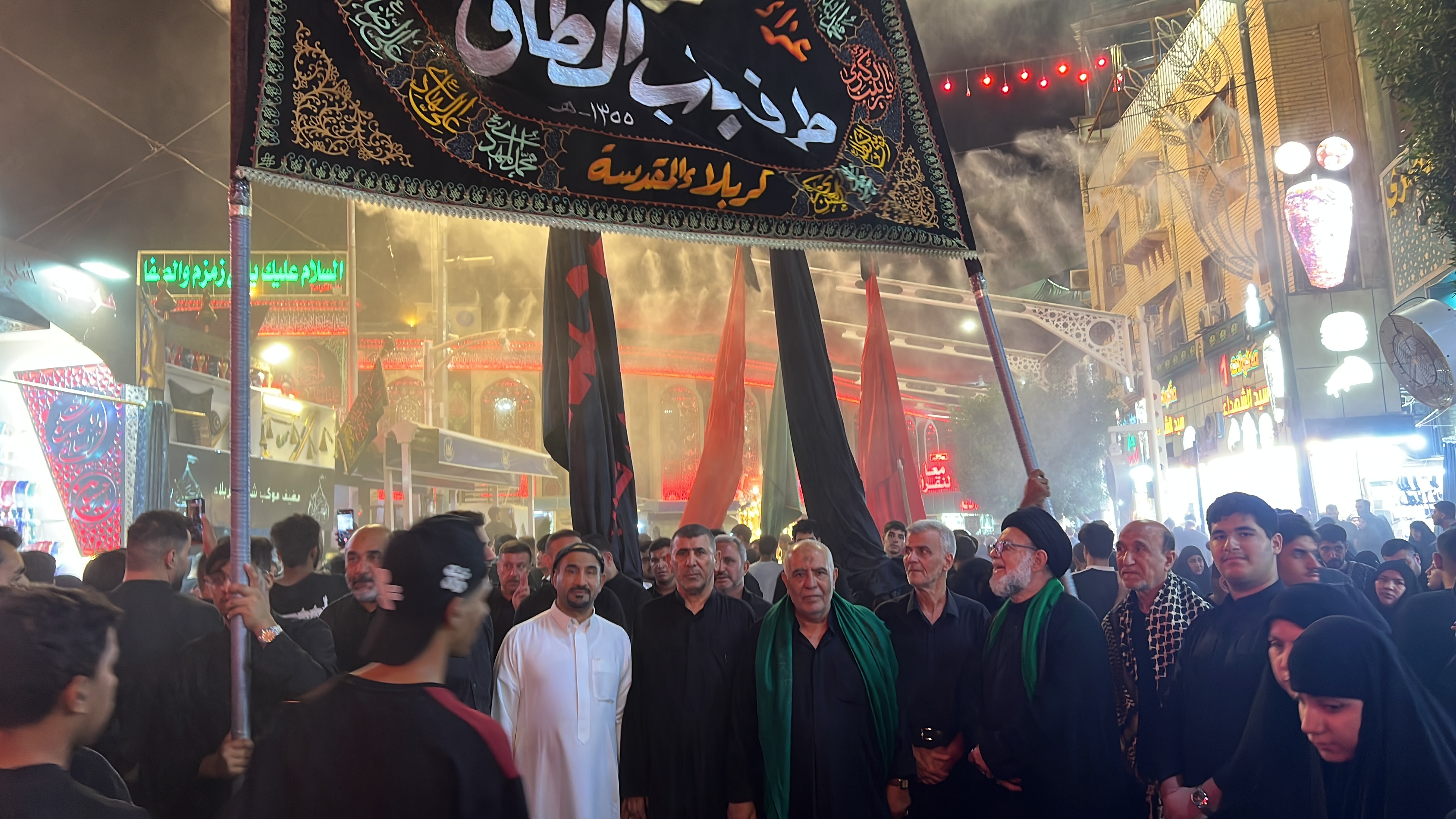مشاركتنا في موكب جمهور باب الطاق ليلة الثامن من المحرم1448 هجري
